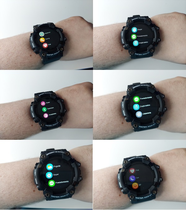 Manta SWT03BP - funkcje smartwatcha