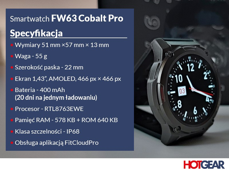 Maxcom FW63 Cobalt Pro - specyfikacja techniczna