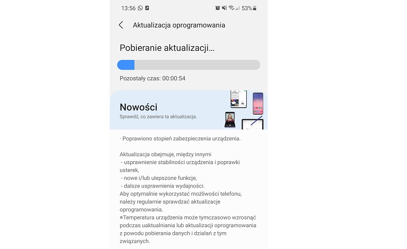 Aktualizowanie smartfona