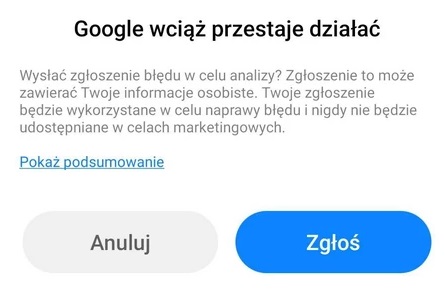 Awaria Google