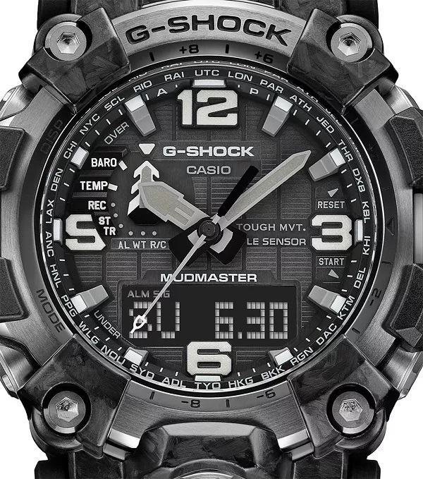 G-Shock GWG-2000 - elementy tarczy