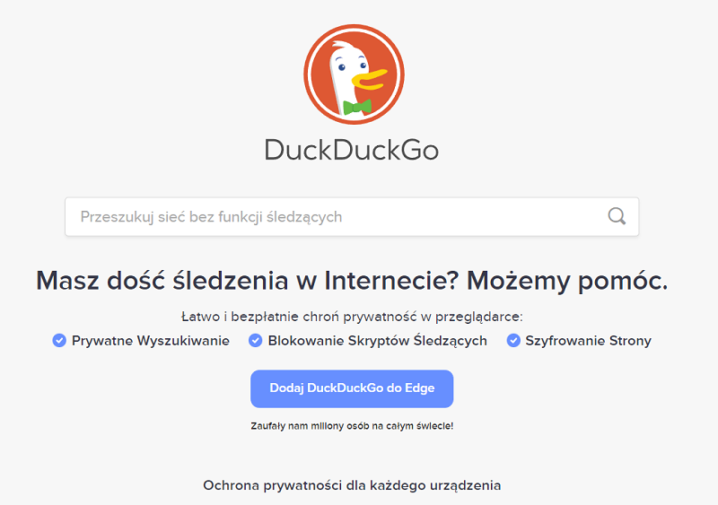 Wyszukiwarka DuckDuckGo