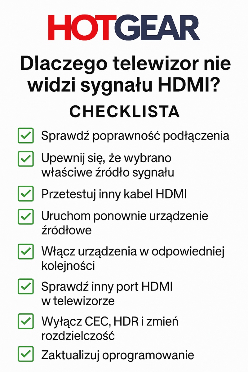 Problemy z HDMI