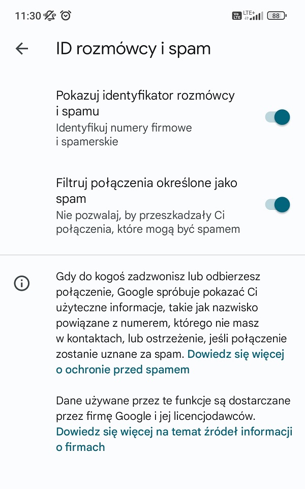 Spam w smartfonie