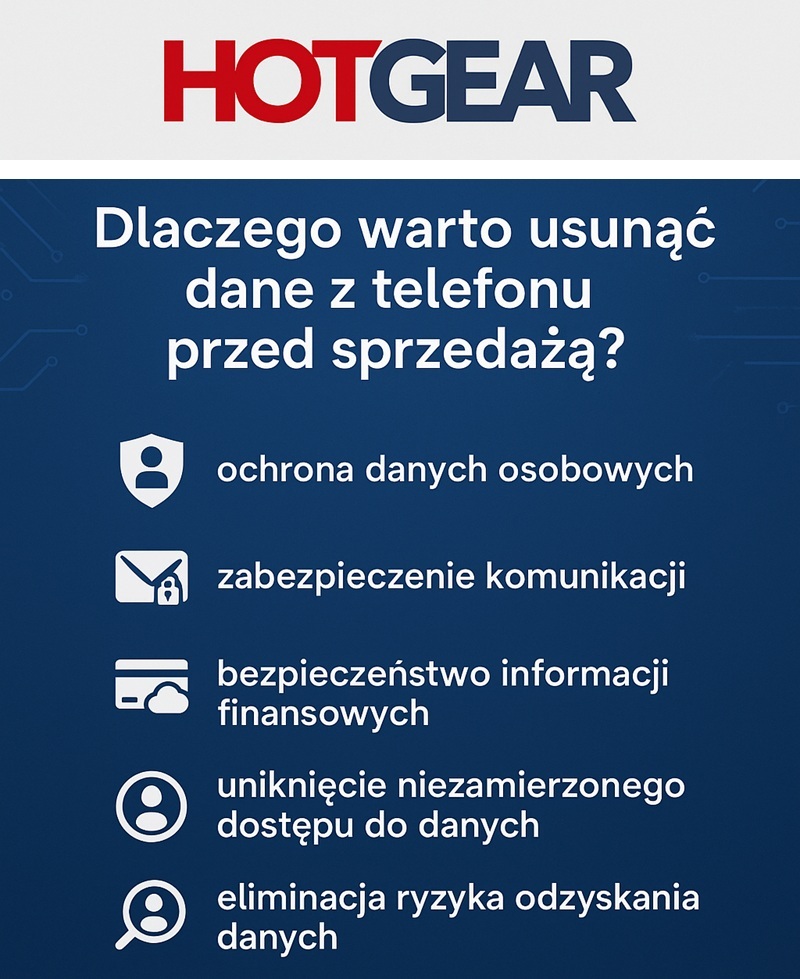 Reset danych przed sprzedażą smartfona