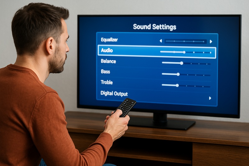 Poprawa dźwięku w telewizorze