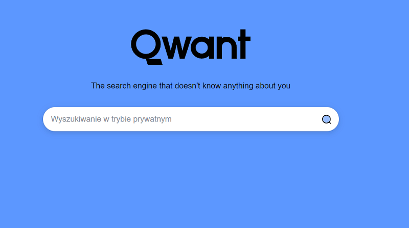 Wyszukiwarka Qwant