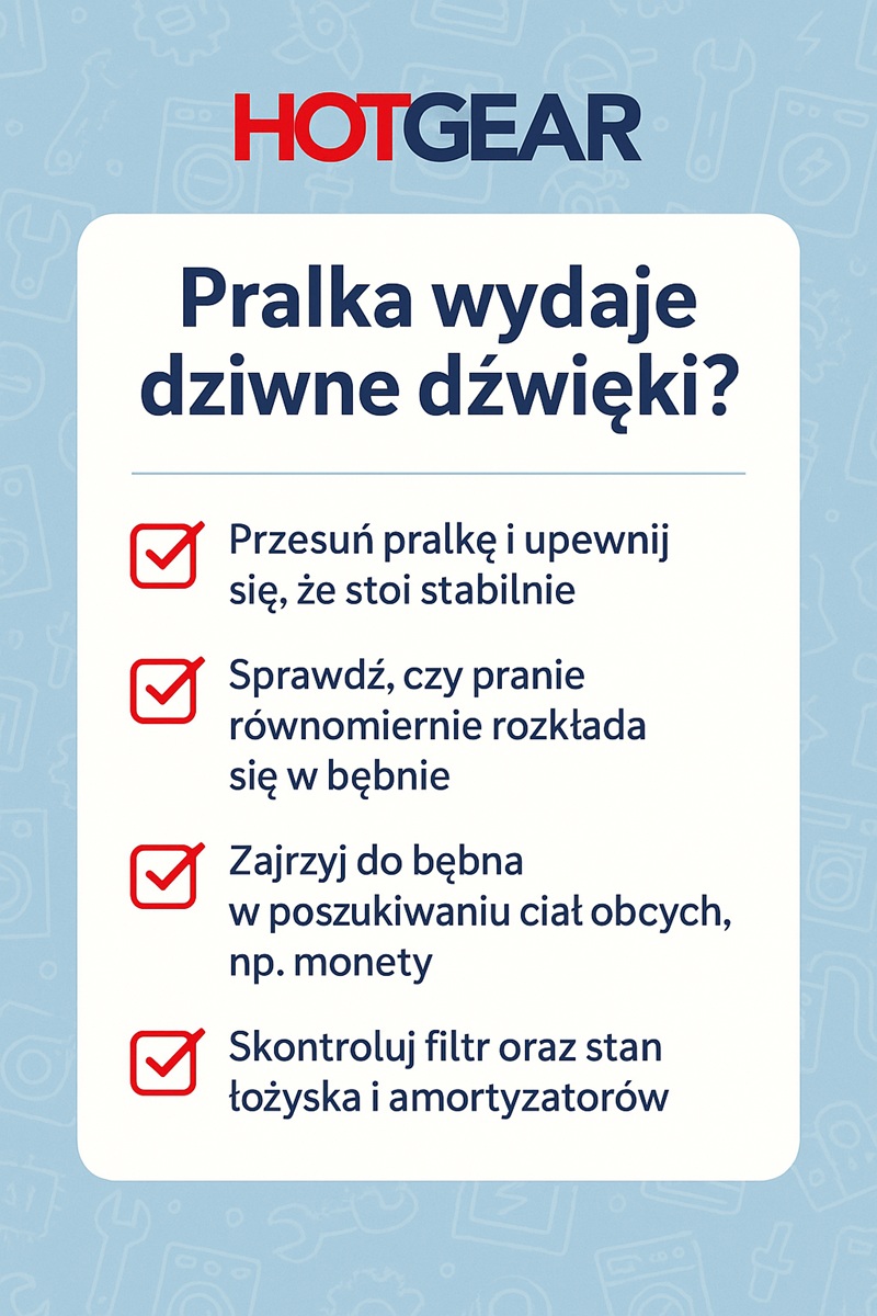 Hałasująca pralka
