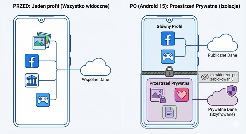 Przestrzeń prywatna w Androidzie. Co to jest i do czego służy?